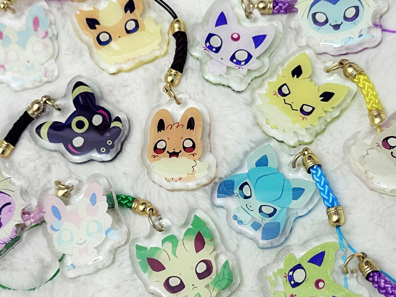 Eeveelution Charms