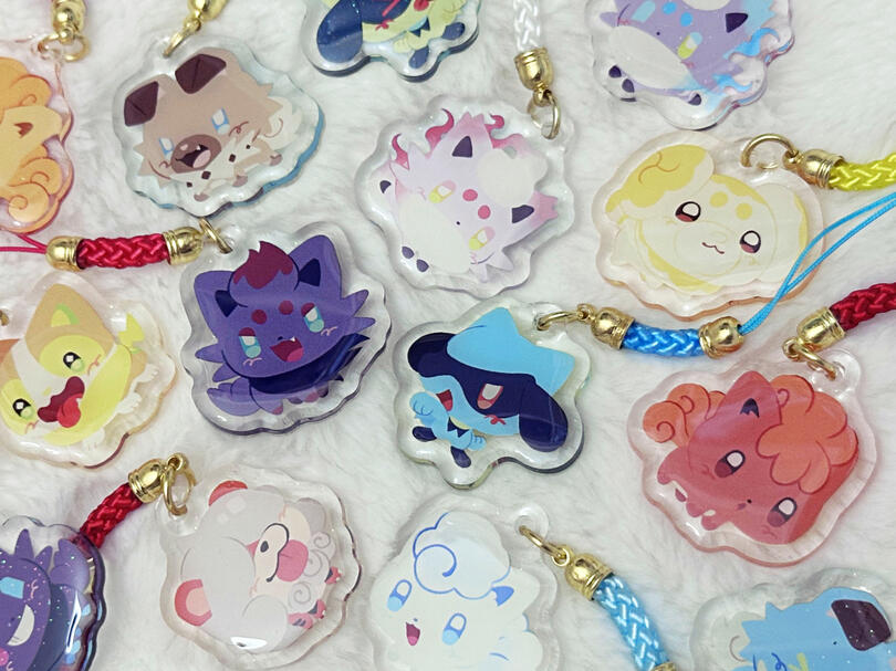 Poke Pups Charms